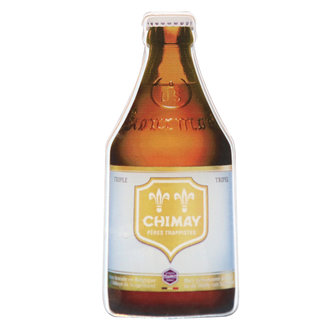 Witte Chimay Fles Magneet