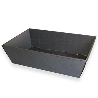 Panier en carton noir 40x26x11 cm