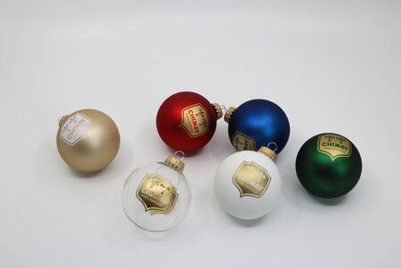 Pack de 6 boules de No&euml;l