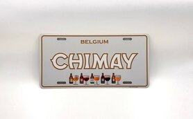 Plaque métallique rectangulaire